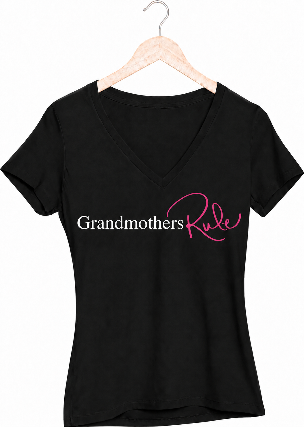 Grandmothers Rule V-Neck T-Shirt