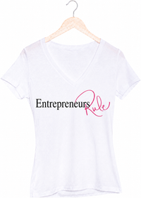 Entrepreneurs Rule V-Neck T-Shirt