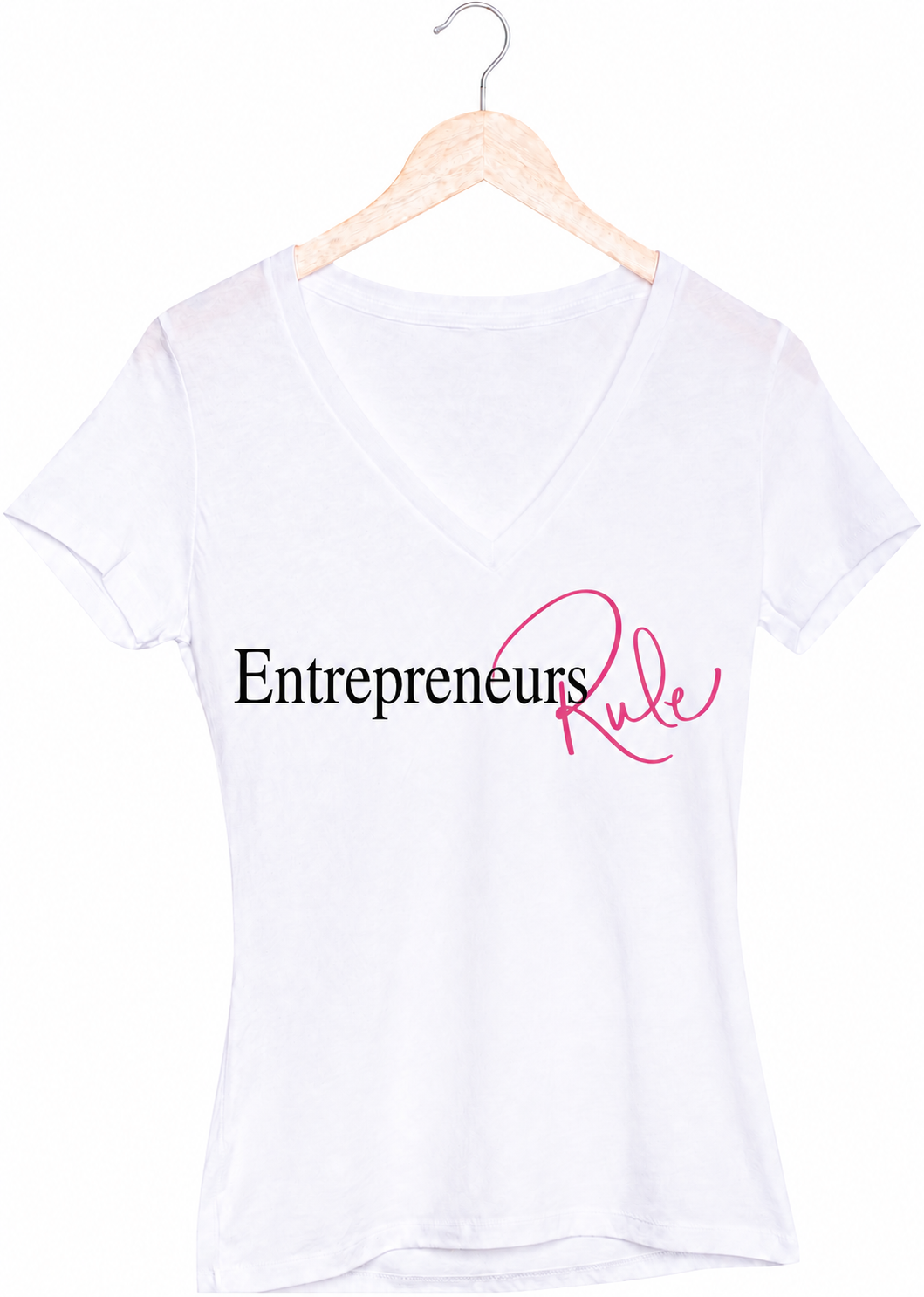 Entrepreneurs Rule V-Neck T-Shirt