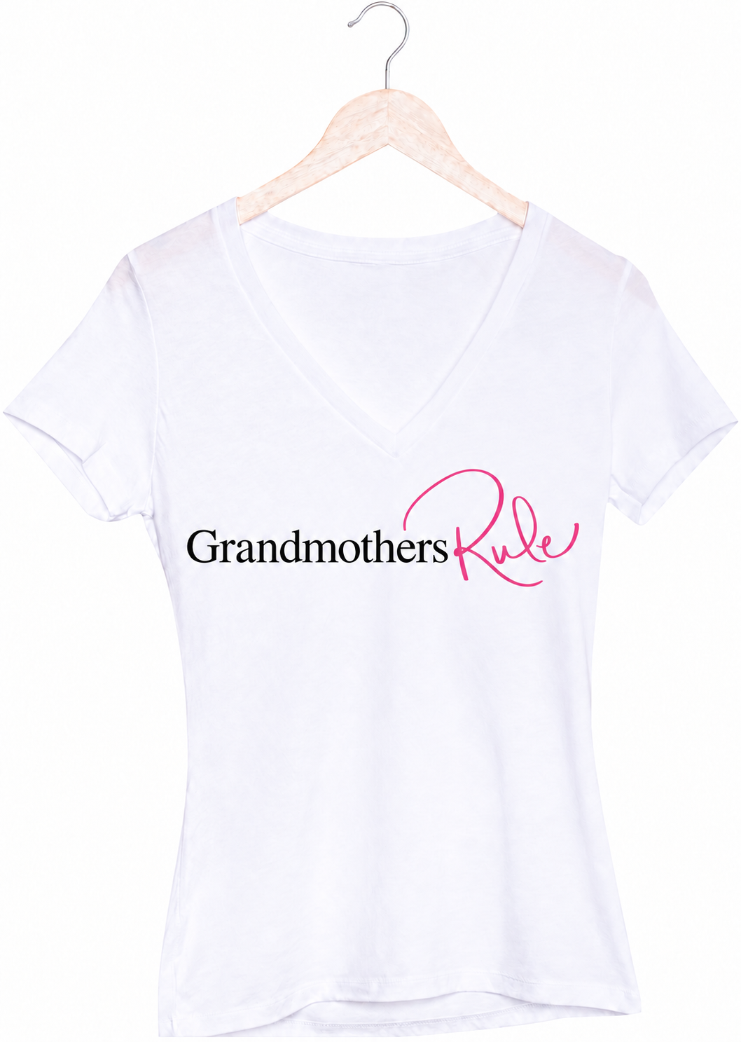 Grandmothers Rule V-Neck T-Shirt