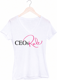 CEOs Rule V-Neck T-Shirt