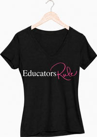 Educators Rule V-Neck T-Shirt