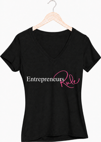 Entrepreneurs Rule V-Neck T-Shirt