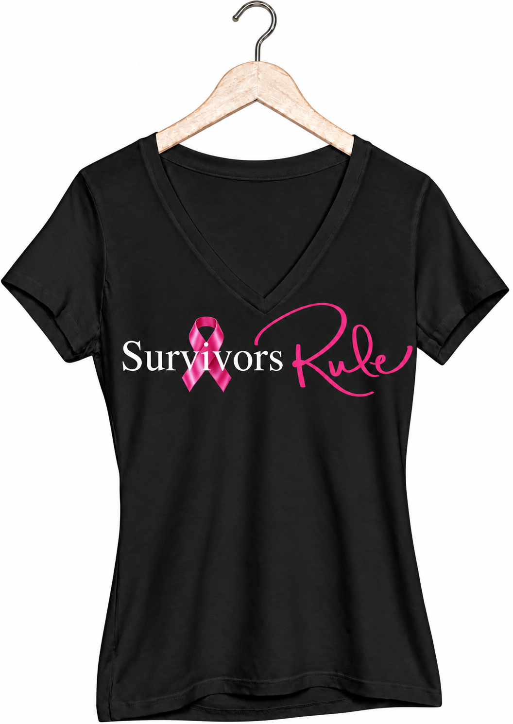 Survivors Rule V-Neck Unisex T-Shirt