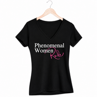 Phenomenal Women Rule V-Neck T-Shirt