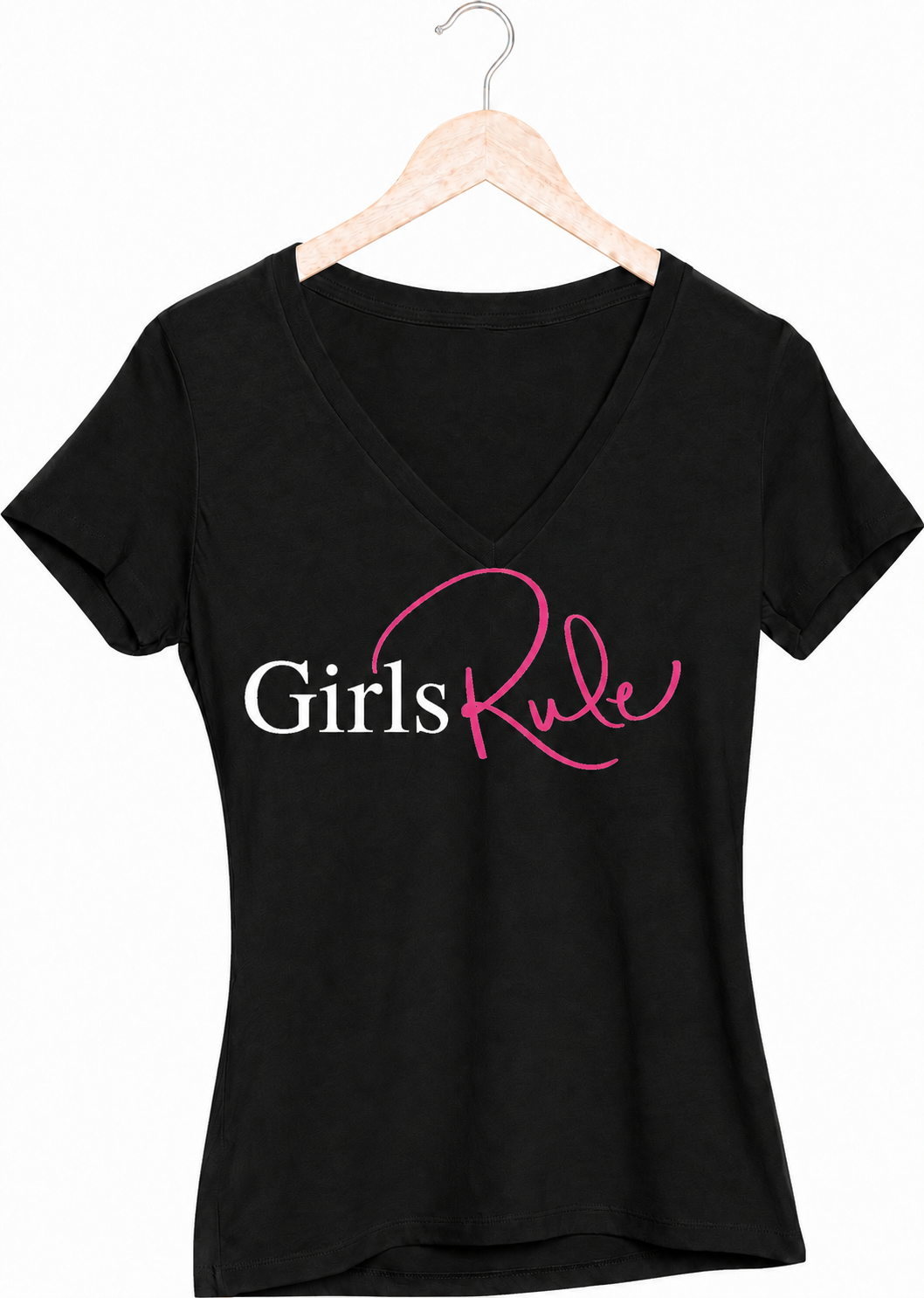 Girls Rule V-Neck T-Shirt