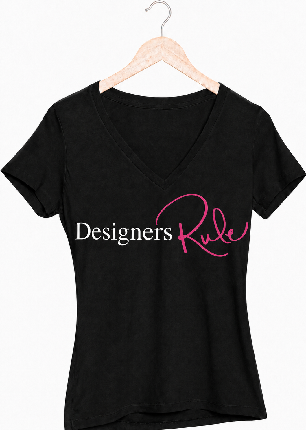 Designers Rule V-Neck T-Shirt
