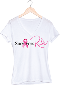 Survivors Rule V-Neck Unisex T-Shirt