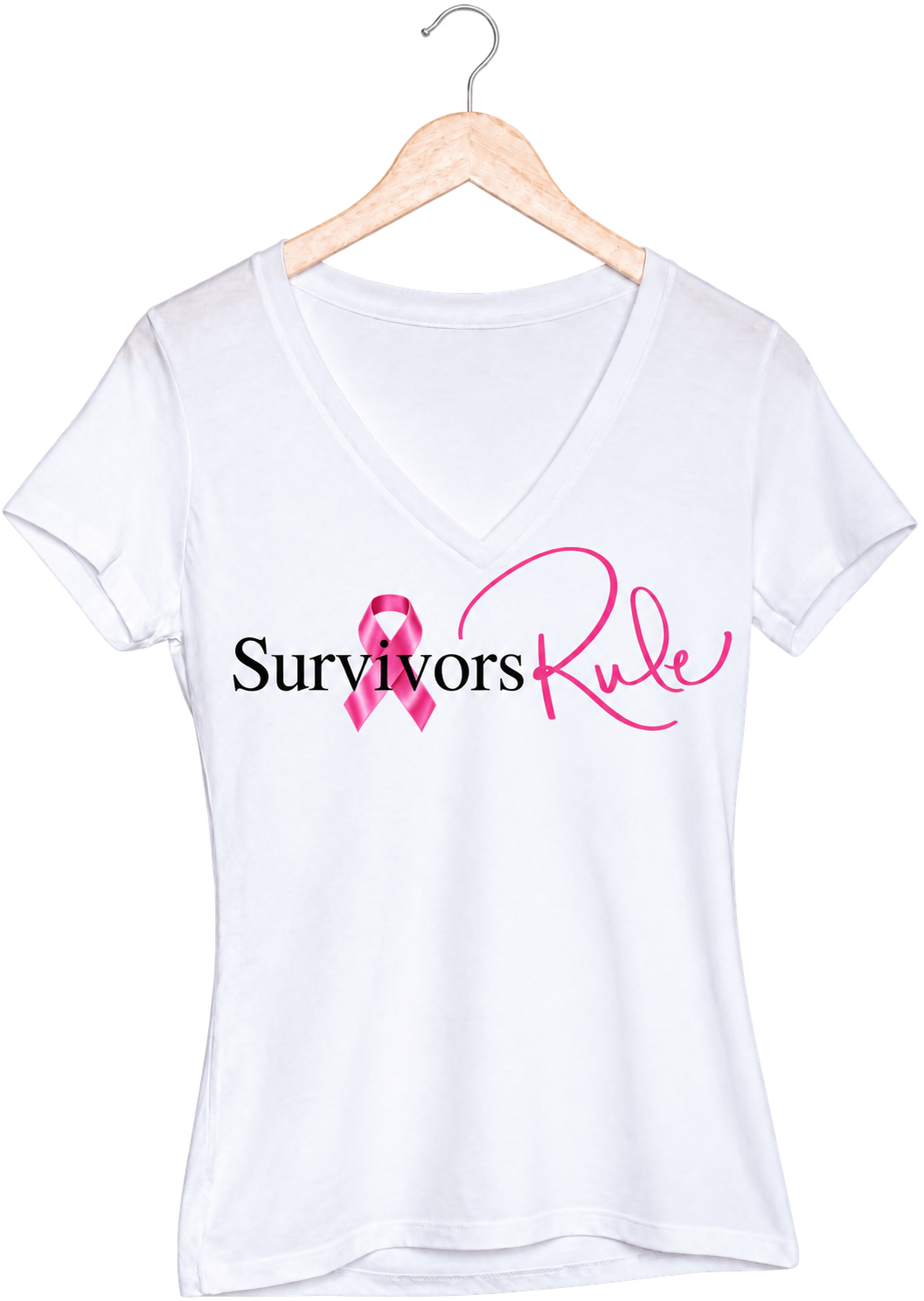 Survivors Rule V-Neck Unisex T-Shirt