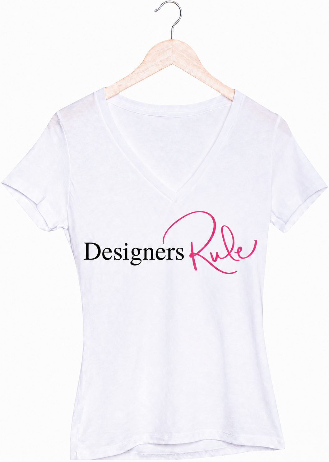 Designers Rule V-Neck T-Shirt