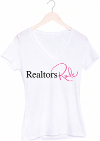 Realtors Rule V-Neck T-Shirt