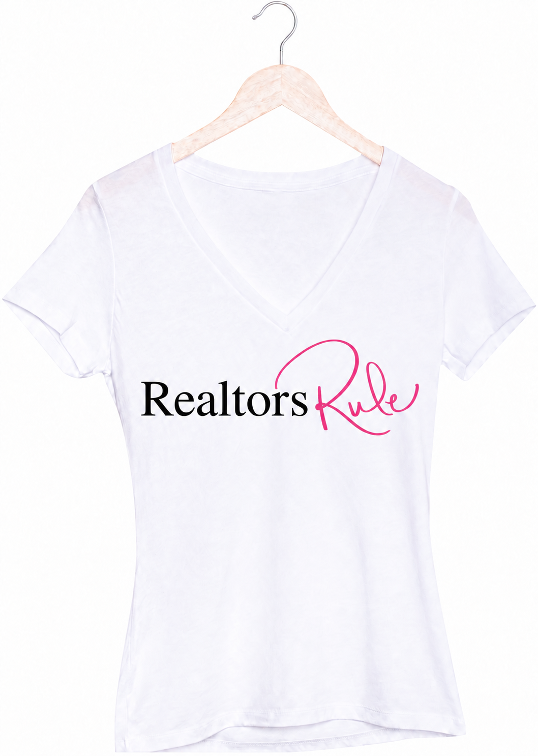 Realtors Rule V-Neck T-Shirt