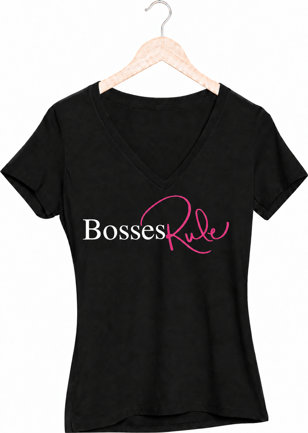 Bossess Rule V-Neck T-Shirt
