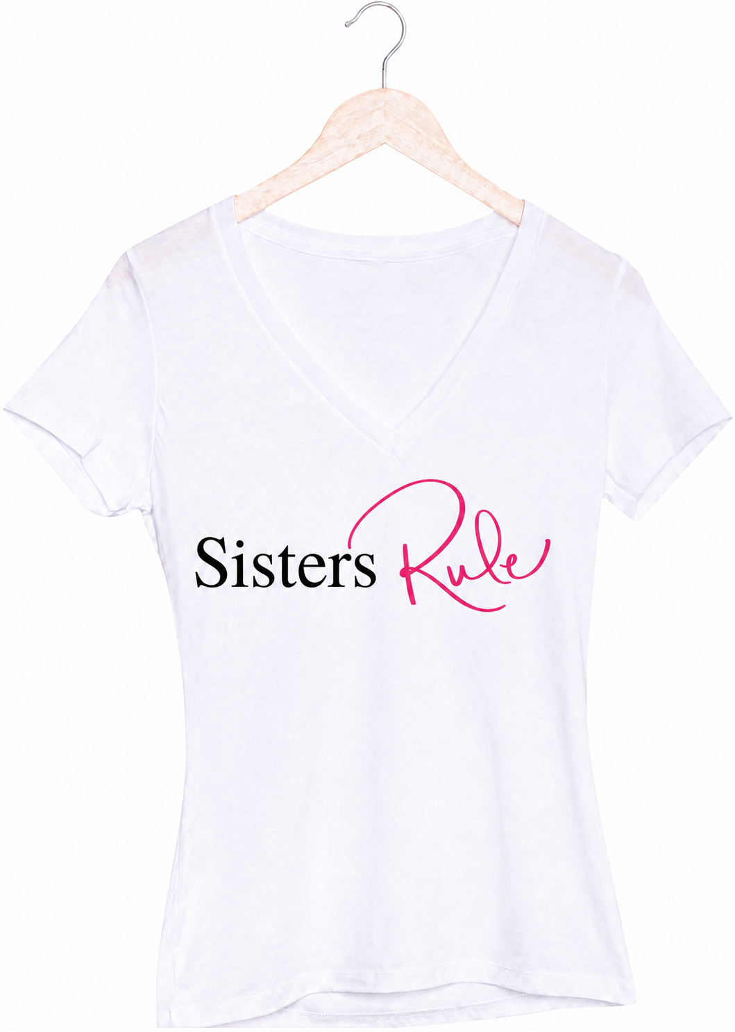 Sisters Rule V-Neck T-Shirt