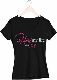 I Rule My Life w/Joy V-Neck T-Shirt