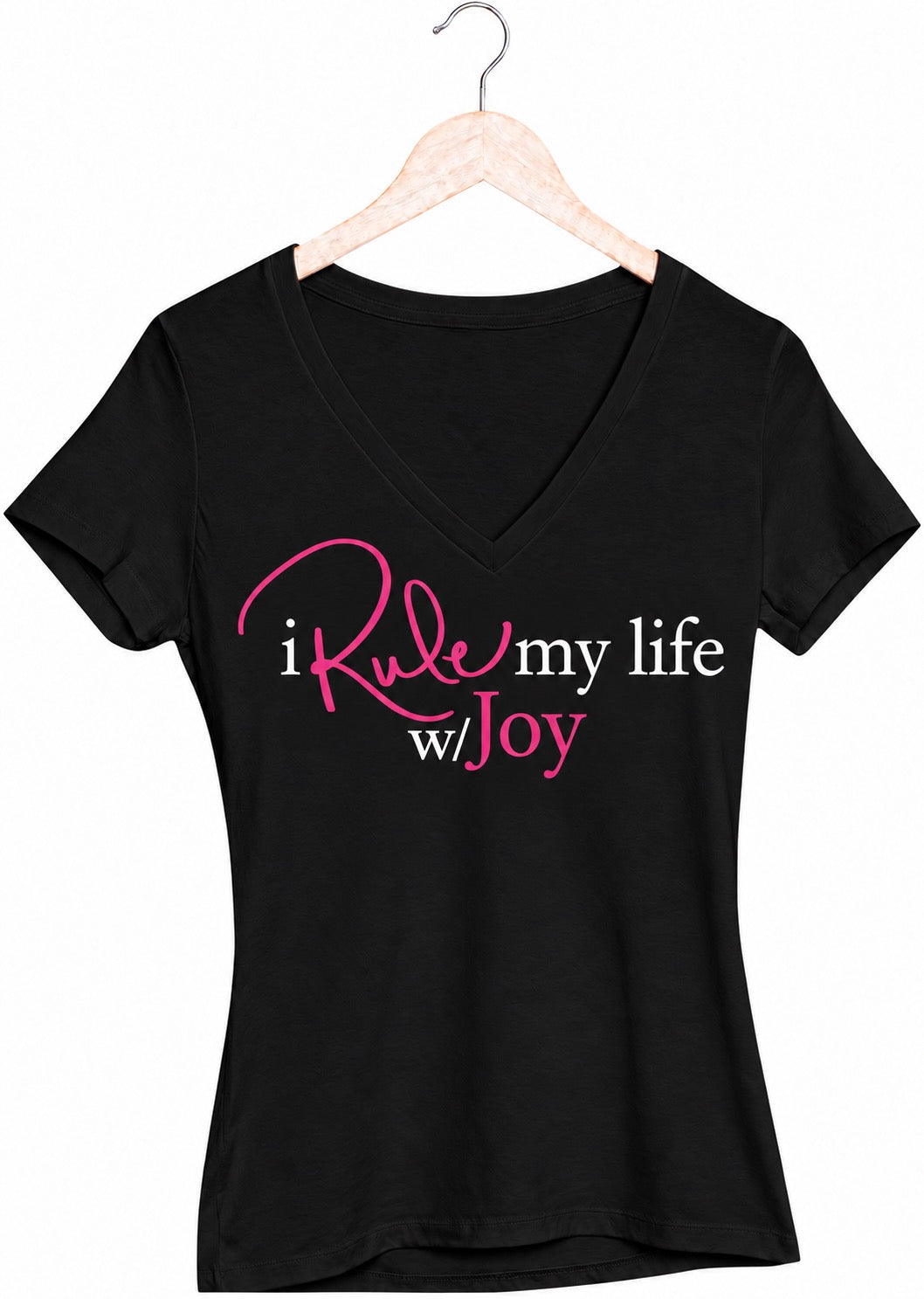 I Rule My Life w/Joy V-Neck T-Shirt