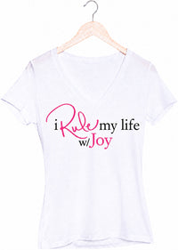 I Rule My Life w/Joy V-Neck T-Shirt