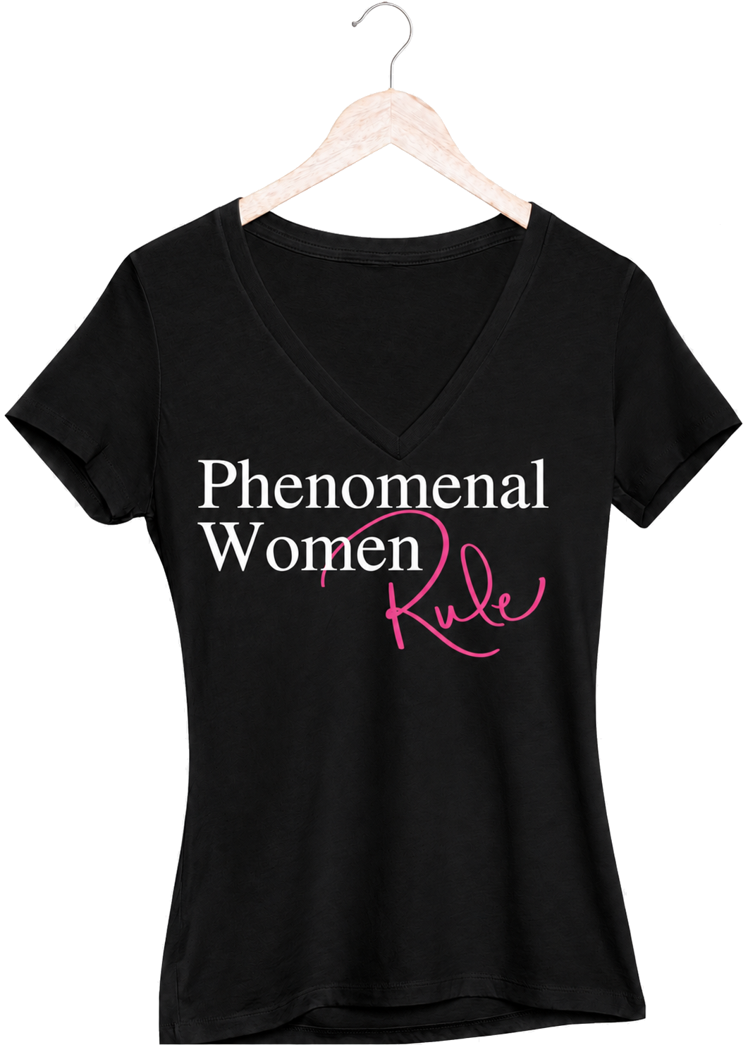 Phenomenal Women Rule V-Neck T-Shirt