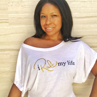 I Rule My Life Dolman Sleeve T-Shirt (White)