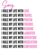 I Rule My Life V-Neck Signature T-shirt