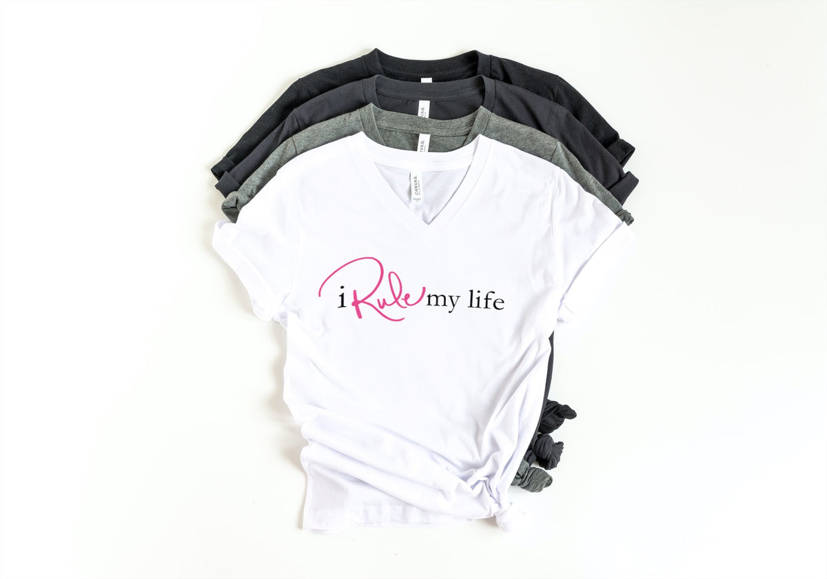I Rule My Life V-Neck Signature T-shirt