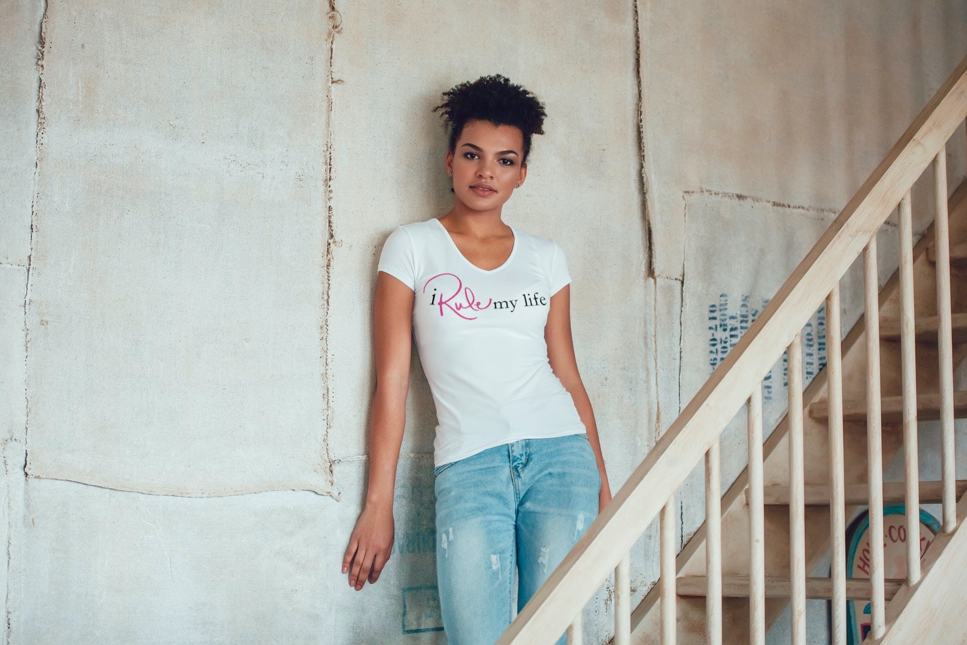 I Rule My Life V-Neck Signature T-shirt