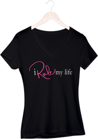 I Rule My Life V Neck Signature T-Shirt