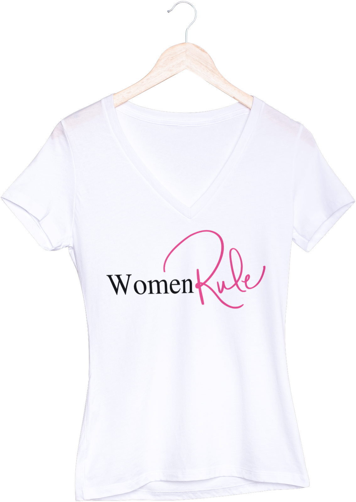 Women Rule V-Neck T-shirt